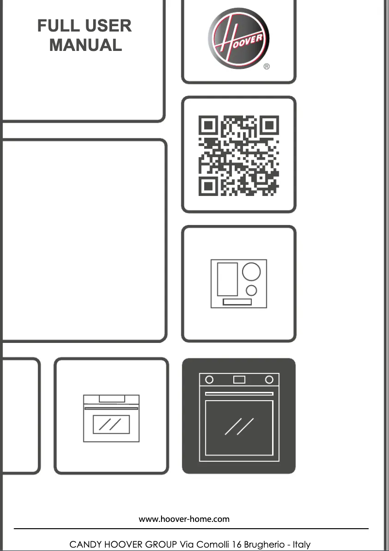 Page 1 of the manual User Manual Hoover HO6 H5B3YTX