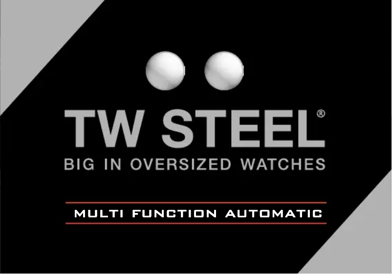 Page 1 de la notice Manuel utilisateur TW Steel CE5001 CEO Diver