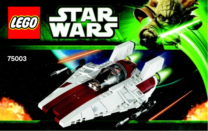 Page 1 de la notice Manuel utilisateur Lego A-wing Starfighter (TM)