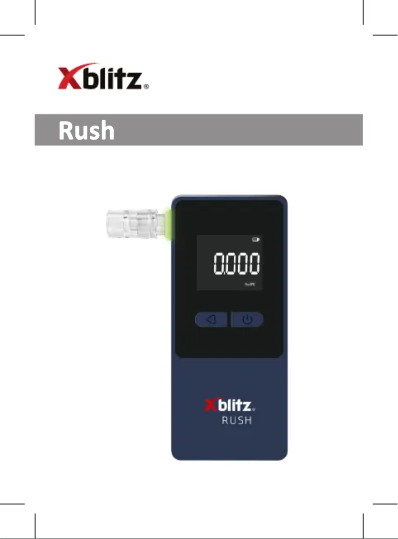 Page 1 de la notice Manuel utilisateur Xblitz Rush