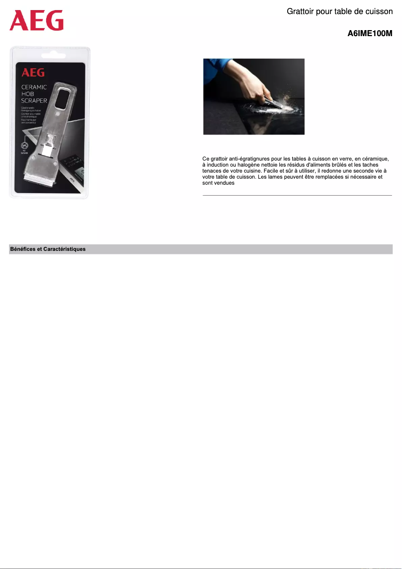 Página 1 del manual Manual de usuario AEG A6IME100M