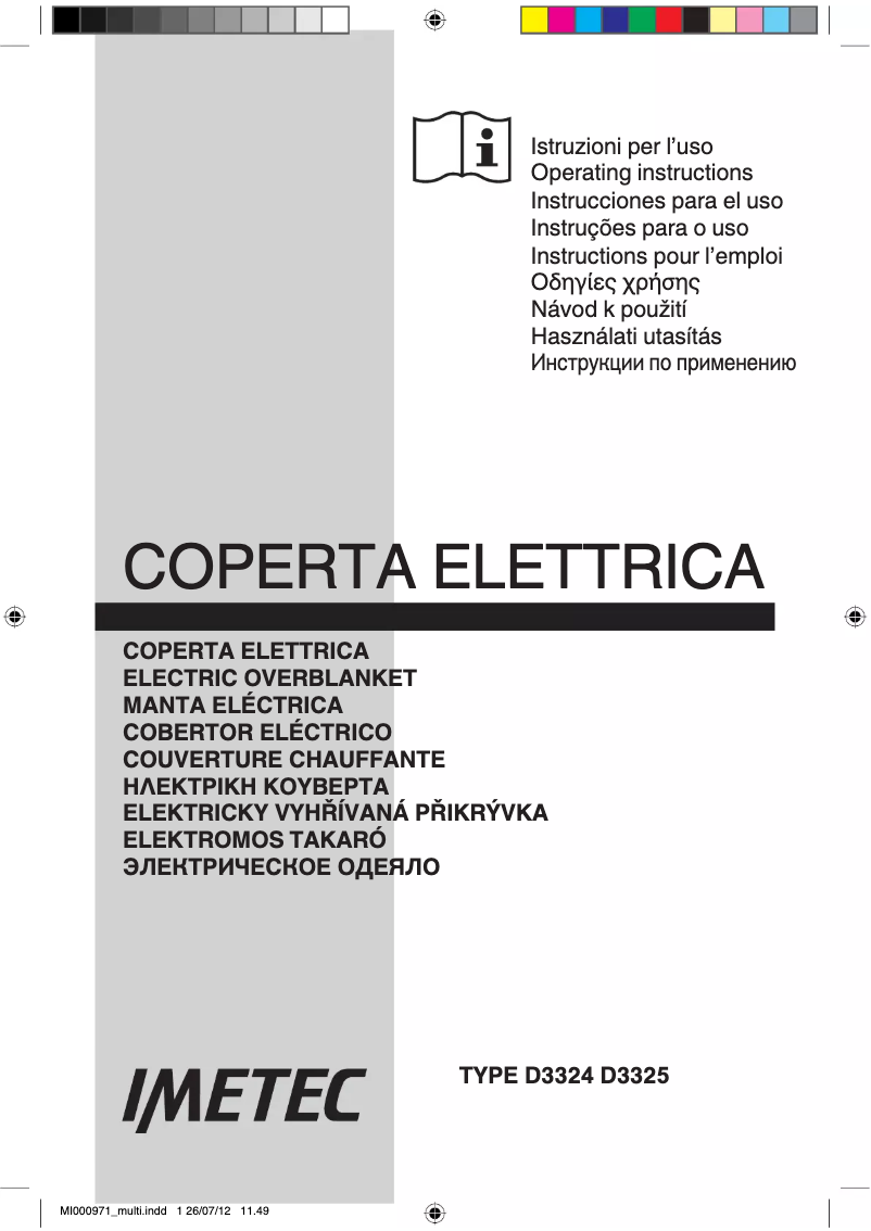 Página 1 del manual Manual de usuario Imetec 6901c