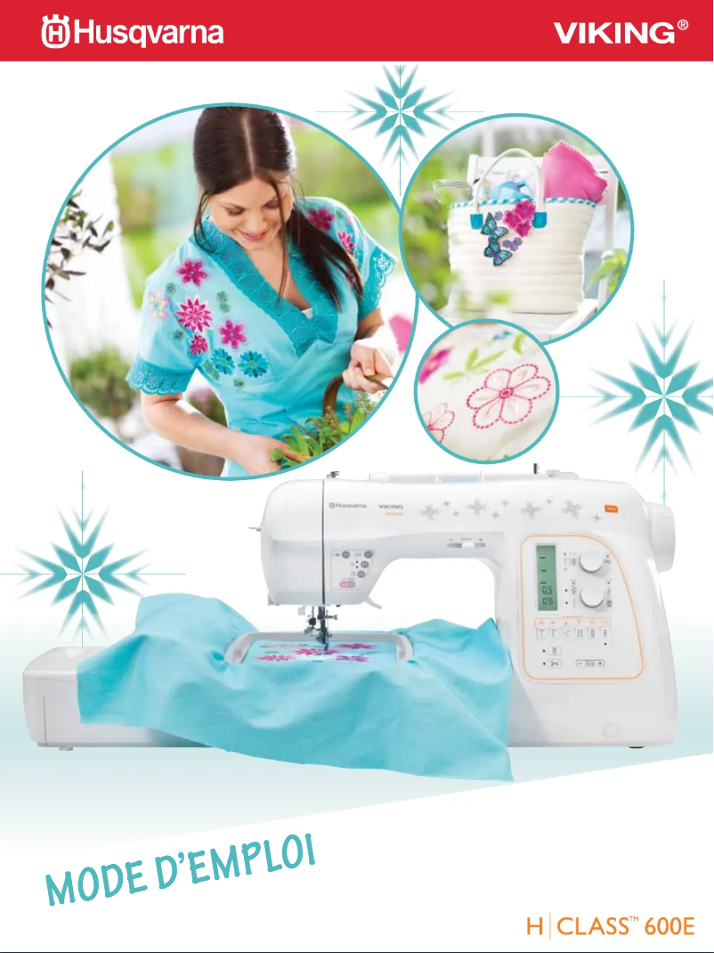 Page 1 de la notice Manuel utilisateur Husqvarna-Viking H-Class 600E