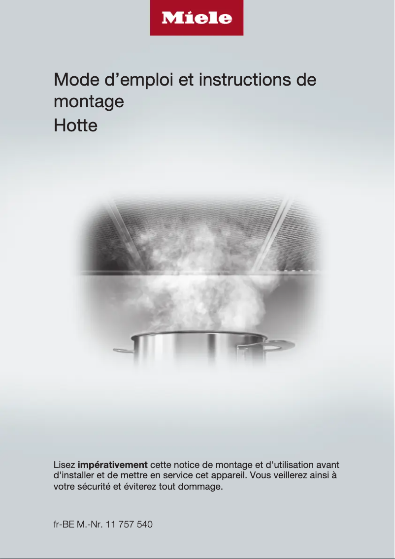 Página 1 del manual Manual de usuario Miele DA 4208 D EXTA