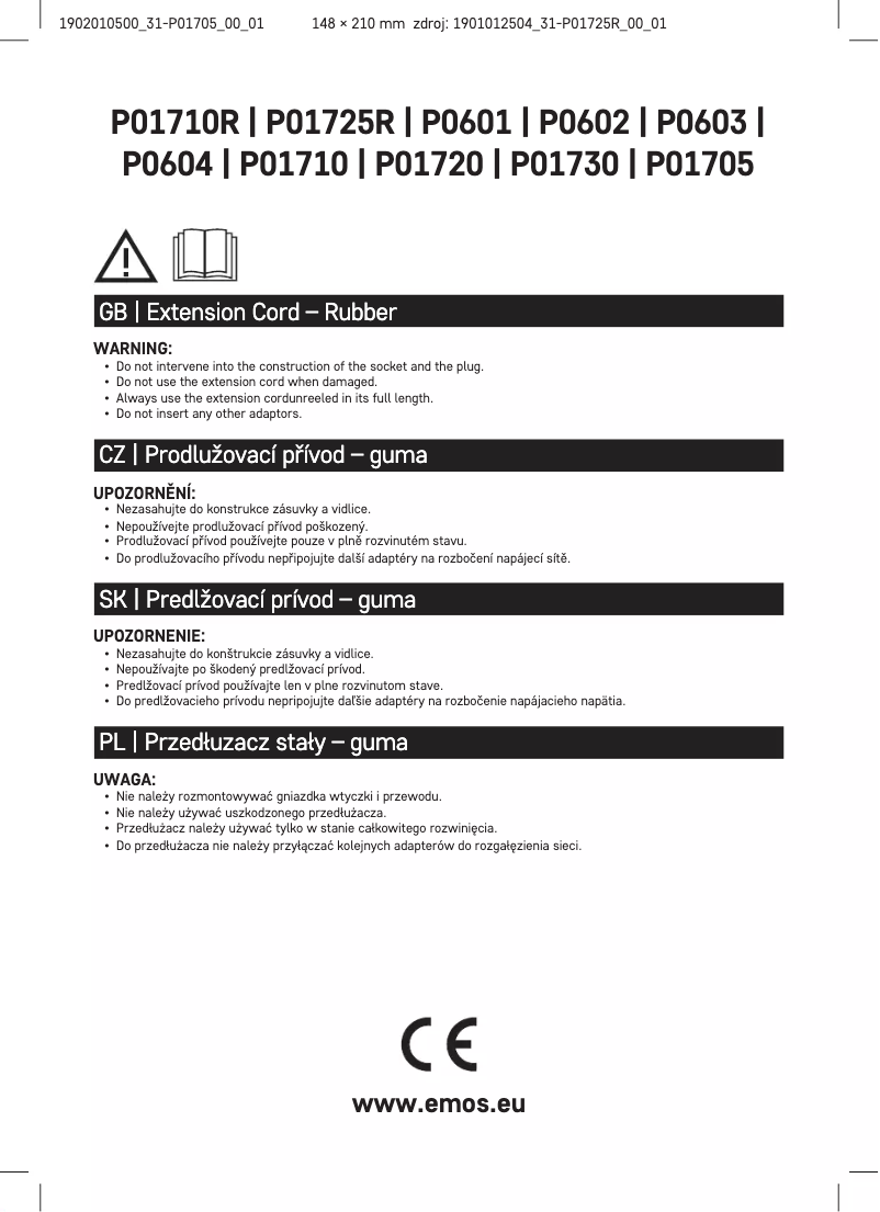 Página 1 del manual Manual de usuario Emos P01705