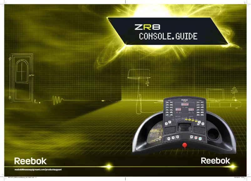 Page 1 de la notice Manuel utilisateur Reebok ZR8