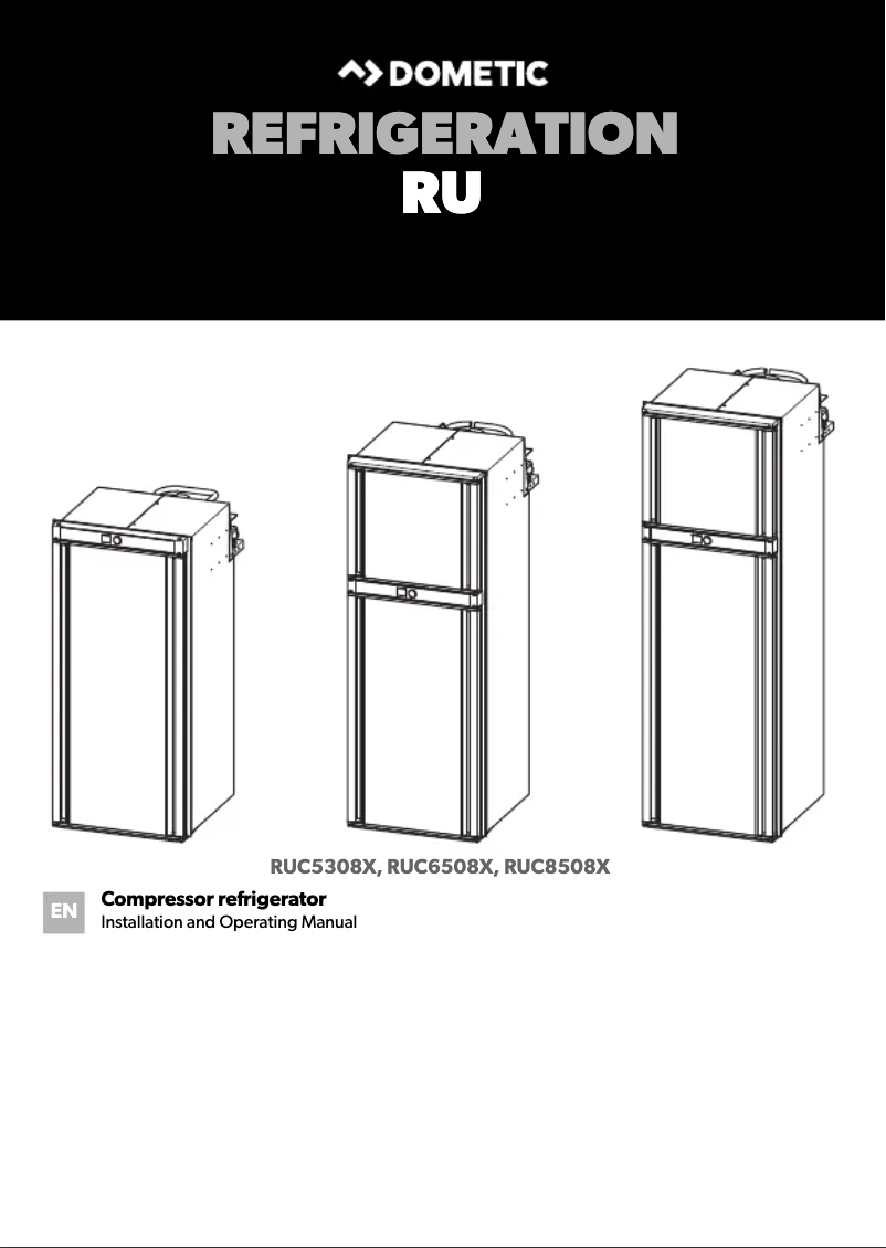 Page 1 de la notice Guide d'installation Dometic RUA 6508X