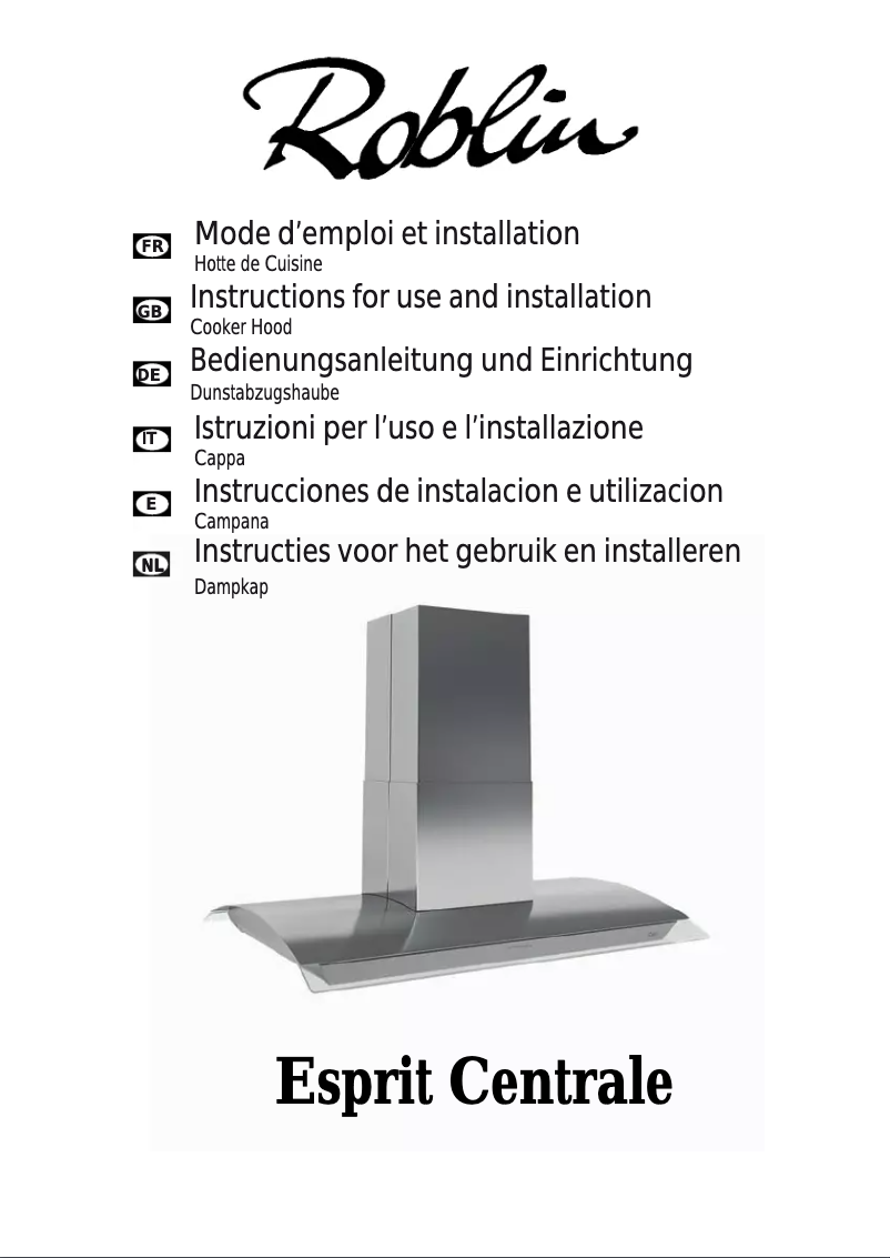 Página 1 del manual Manual de usuario Roblin Esprit/2 900