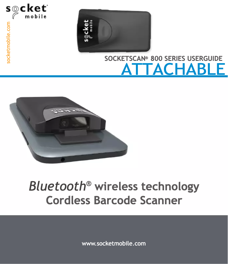 Página 1 del manual Manual de usuario Socket Mobile SocketScan S840