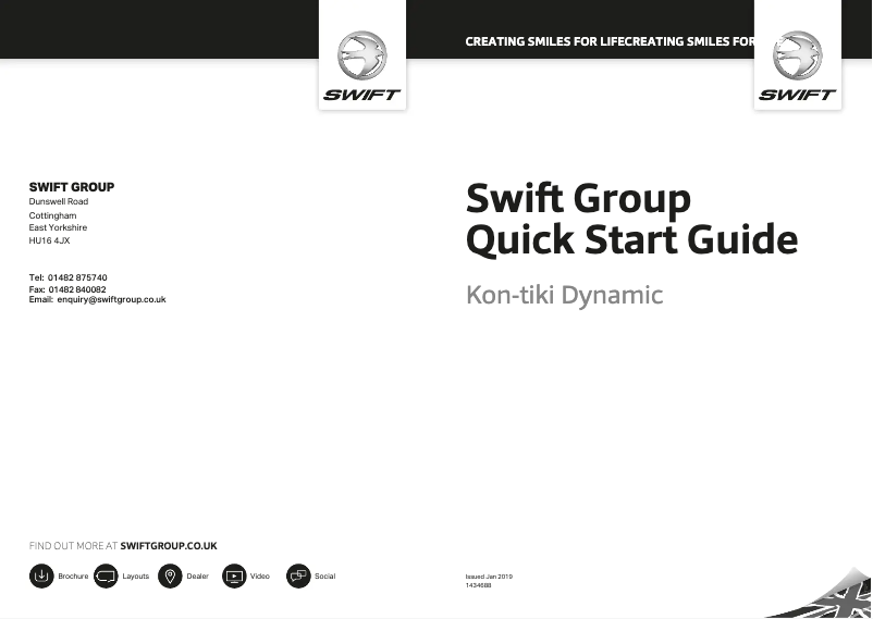 Page 1 de la notice Manuel utilisateur Swift Kon-Tiki (2019)