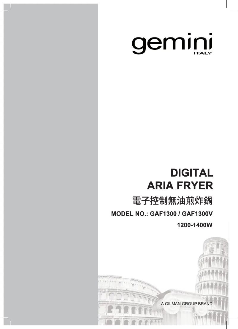 Page 1 de la notice Guide d'installation Gemini GAF1300