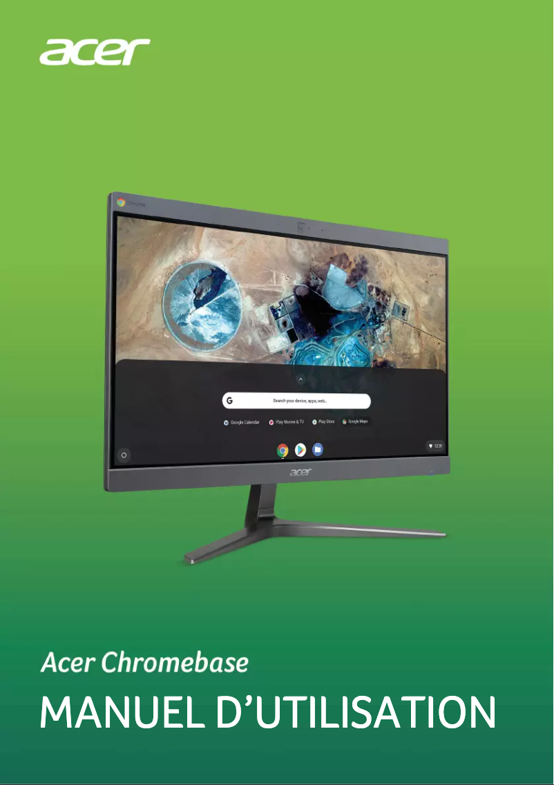 Page 1 of the manual User Manual Acer Chromebase CA24V2