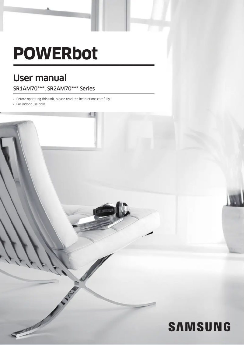 Page 1 de la notice Manuel utilisateur Samsung VR1AM7040W