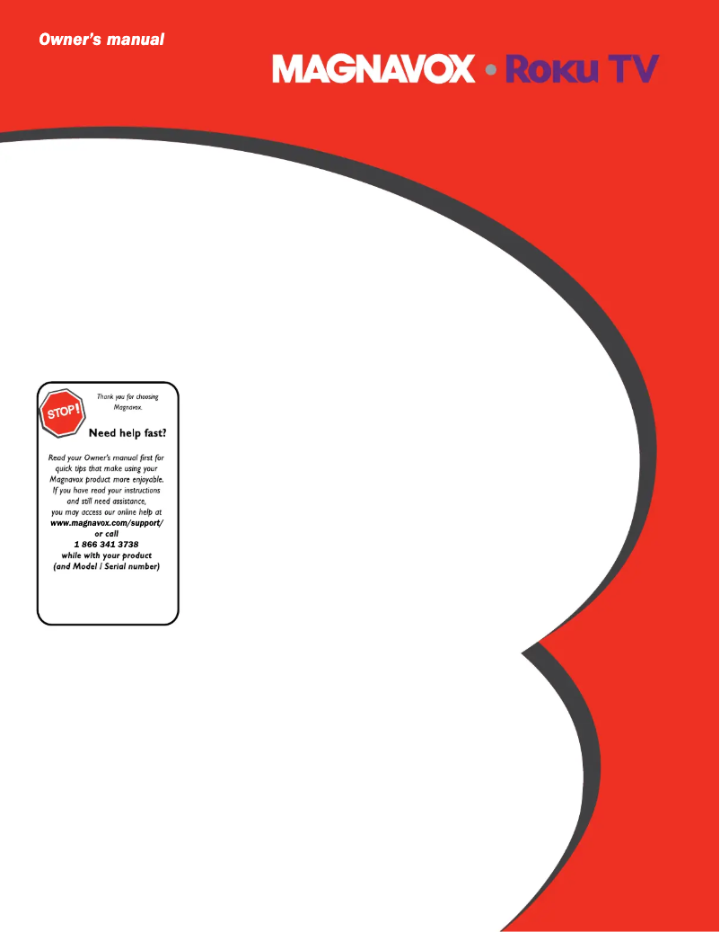 Page 1 of the manual User Manual Magnavox 65MV379R