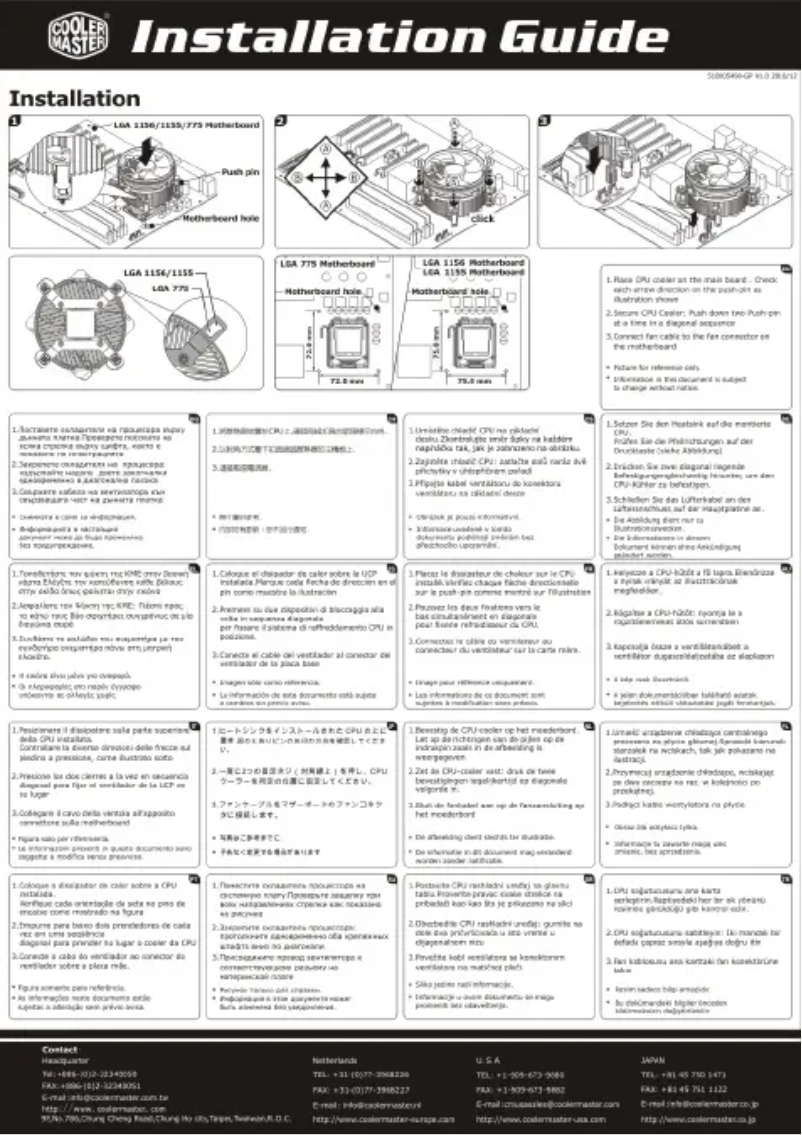 Page 1 de la notice Mode d'emploi Cooler Master X Dream i117