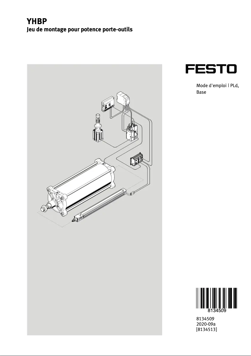 Page 1 de la notice Manuel utilisateur Festo YHBP