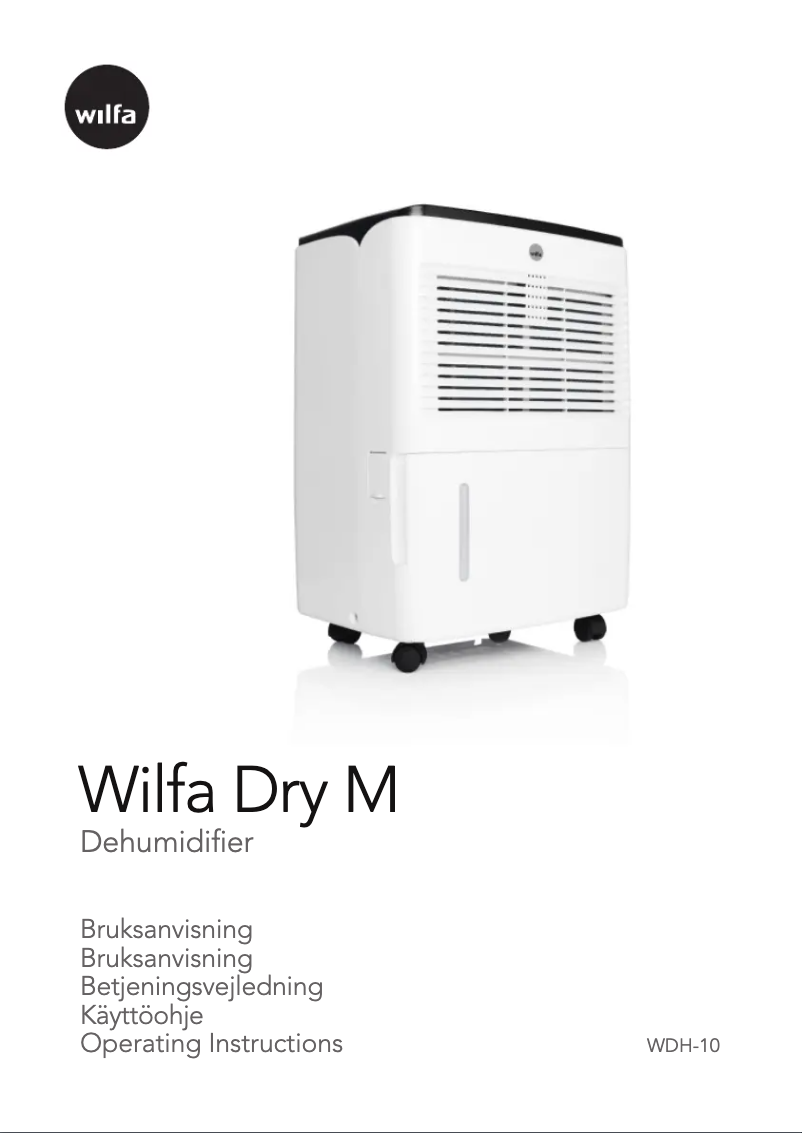 Page 1 de la notice Manuel utilisateur Wilfa Dry M WDH-10