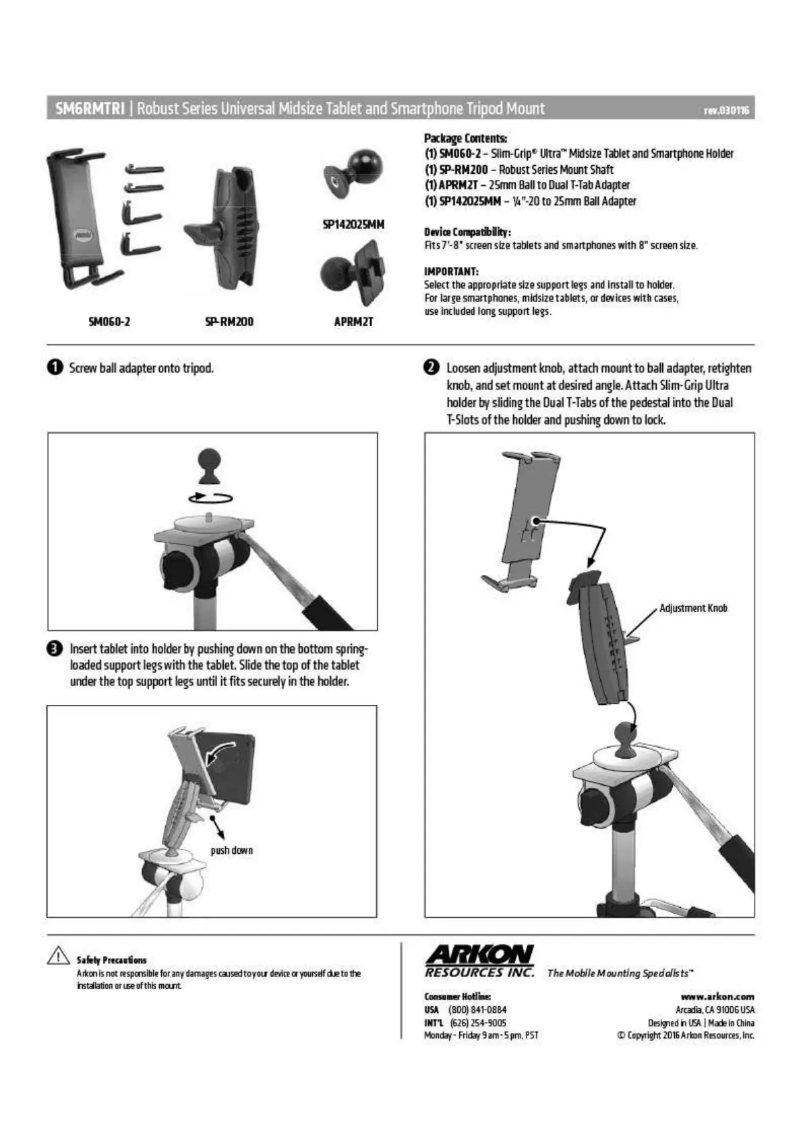 Página 1 del manual Manual de usuario Arkon IBCM-34625