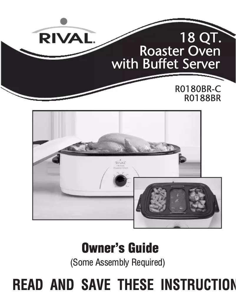 Page 1 of the manual User Manual Rival R0180BR-C