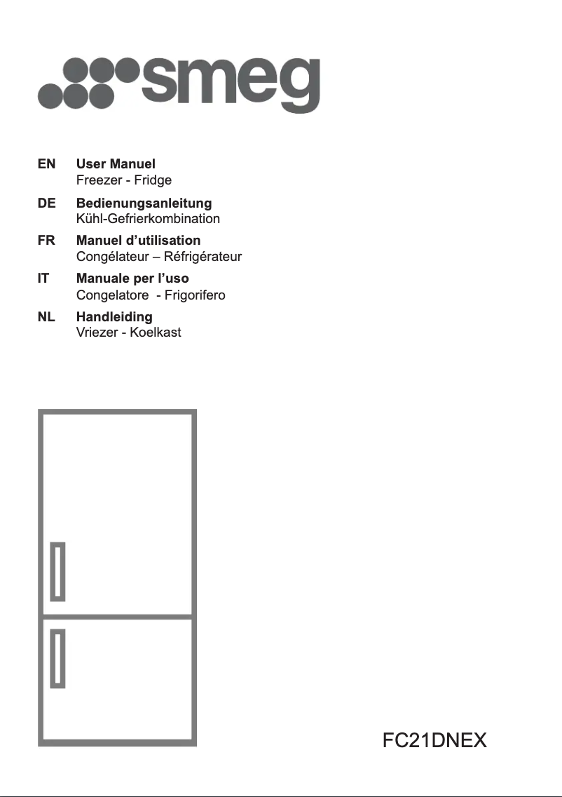 Page 1 de la notice Brochure Smeg FC21DNEX