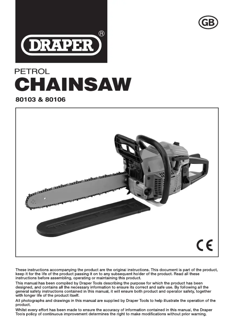 Page 1 de la notice Manuel utilisateur Draper CSP4546