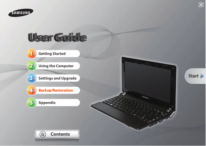 Página 1 del manual Manual de usuario Samsung NP-NF210