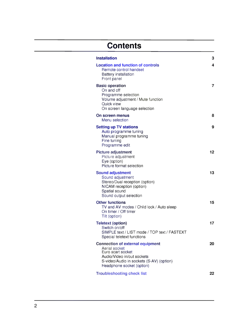 Page 1 de la notice Manuel utilisateur LG CF-29C69N