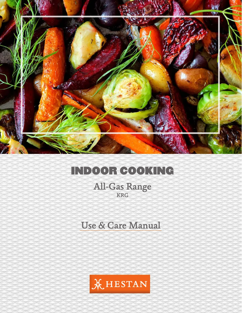 Page 1 de la notice Manuel d'utilisation et d'entretien Hestan KRG304-NG