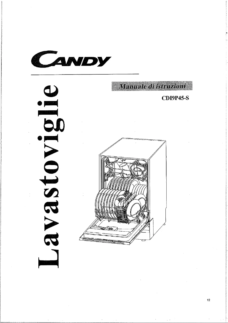 Page 1 de la notice Manuel utilisateur Candy CDI 9P45/E-S