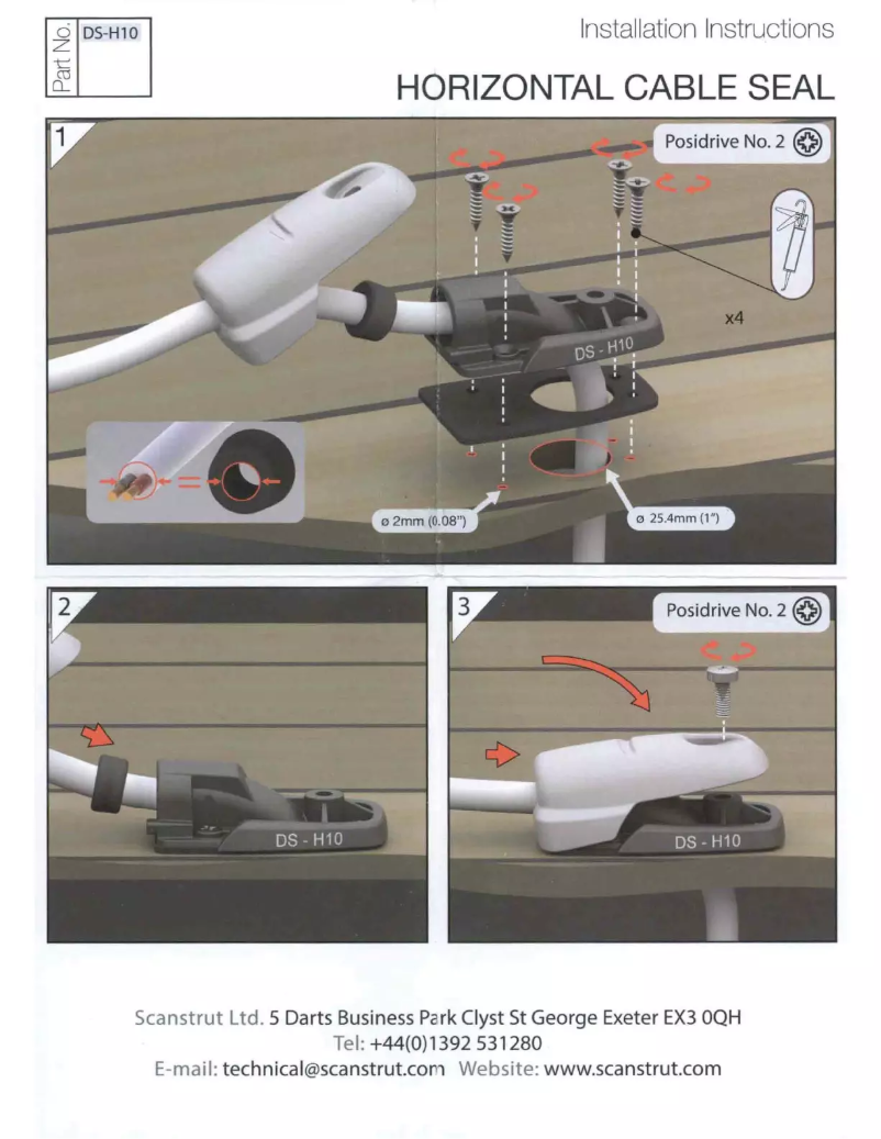 Page 1 of the manual User Manual Scanstrut DS-H10