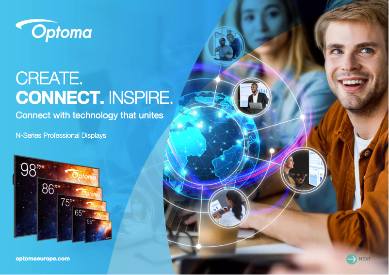 Page 1 de la notice Brochure Optoma N3551K