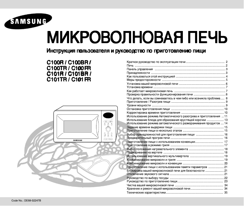 Página 1 del manual Manual de usuario Samsung C100R