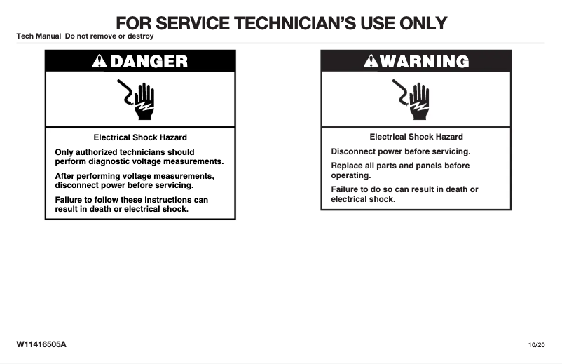 Página 1 del manual Manual de usuario Whirlpool WOC54EC0HS