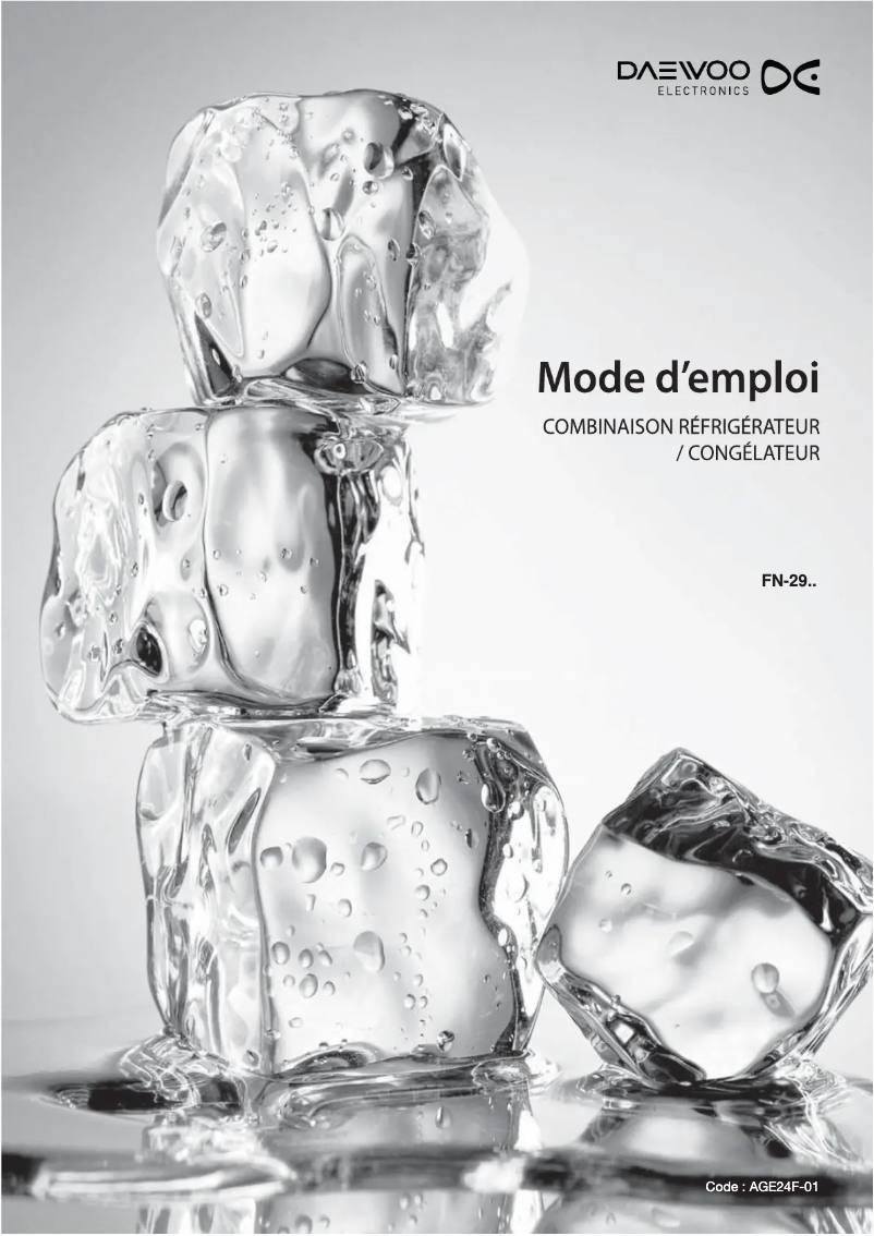 Page 1 de la notice Manuel utilisateur Daewoo FN-296