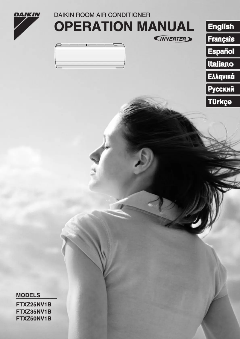 Page 1 de la notice Manuel utilisateur Daikin FTXZ35N