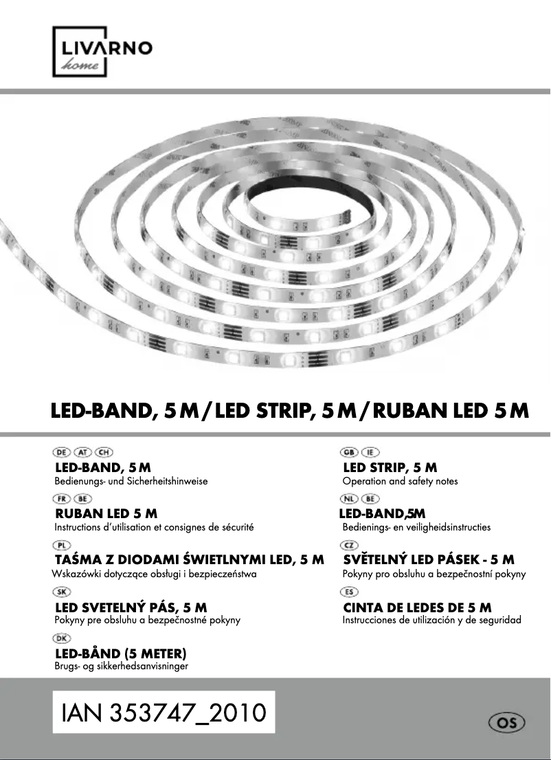 Page 1 de la notice Manuel utilisateur Livarno Lux IAN 373565