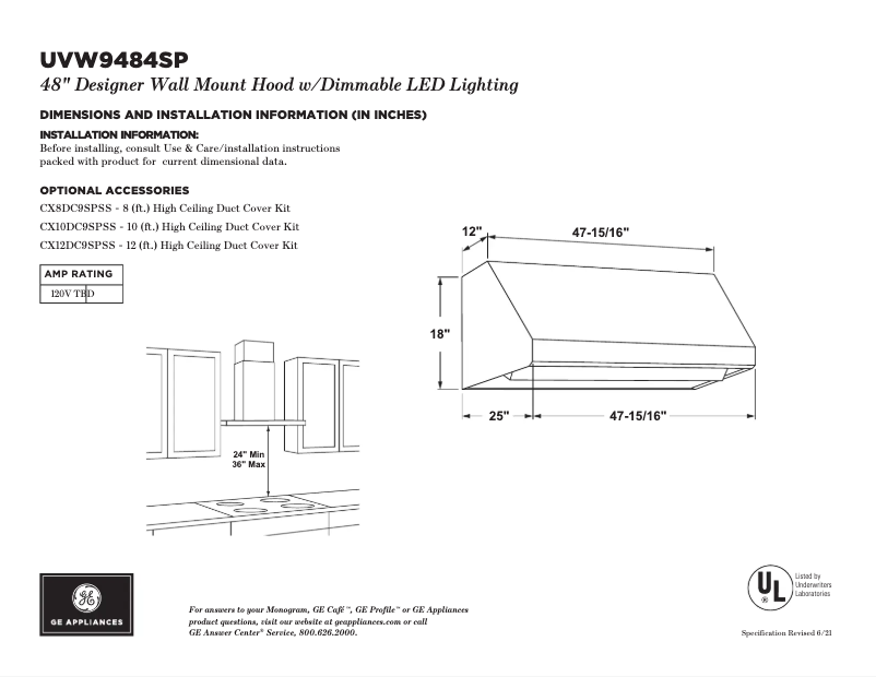 Image de la première page du manuel de l'appareil UVW9484SPSS