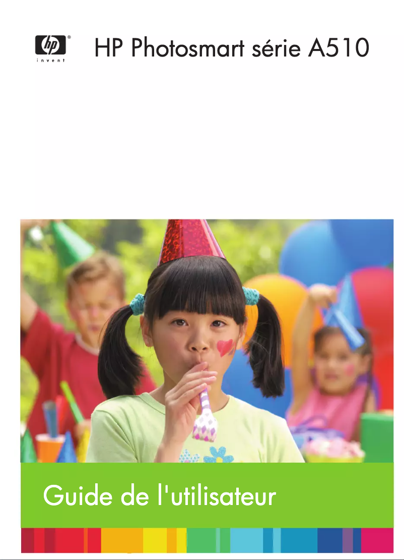 Page 1 of the manual User Manual HP Photosmart A510