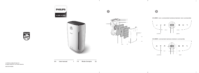 Página 1 del manual Manual de usuario Philips 2000 series AC2885
