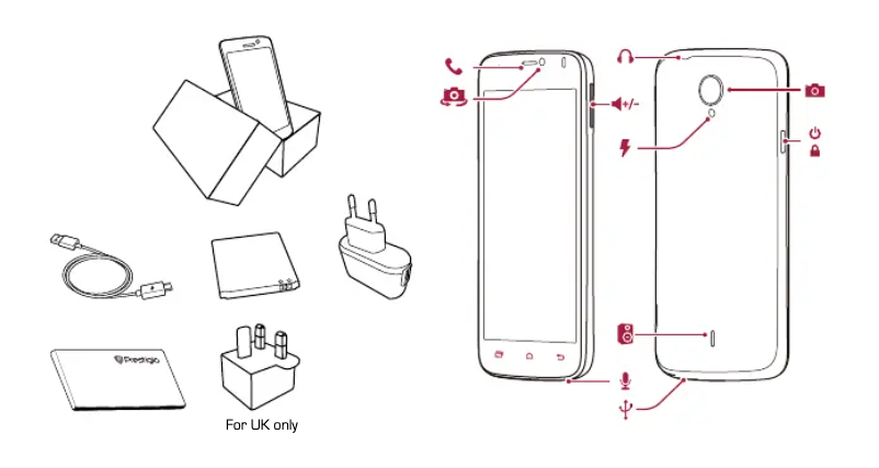 Página 1 del manual Guía de inicio rápido Prestigio MultiPhone 3502 DUO