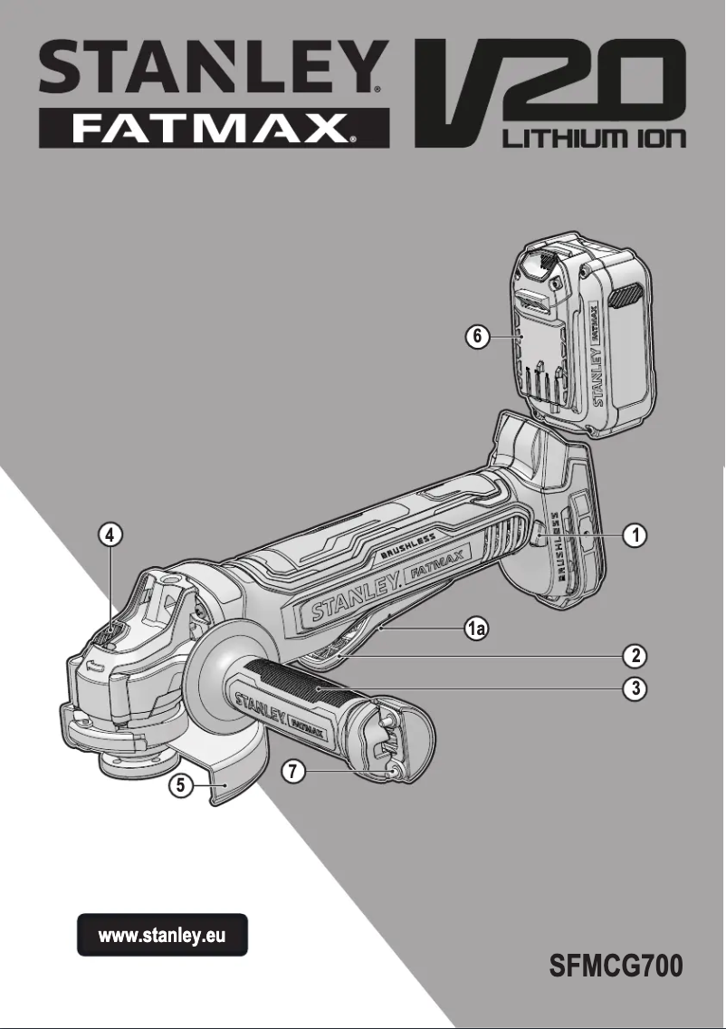 Página 1 del manual Manual de usuario Stanley SFMCG700