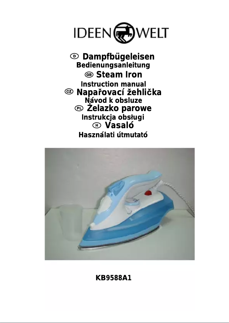 Page 1 de la notice Manuel utilisateur IdeenWelt KB9588A1