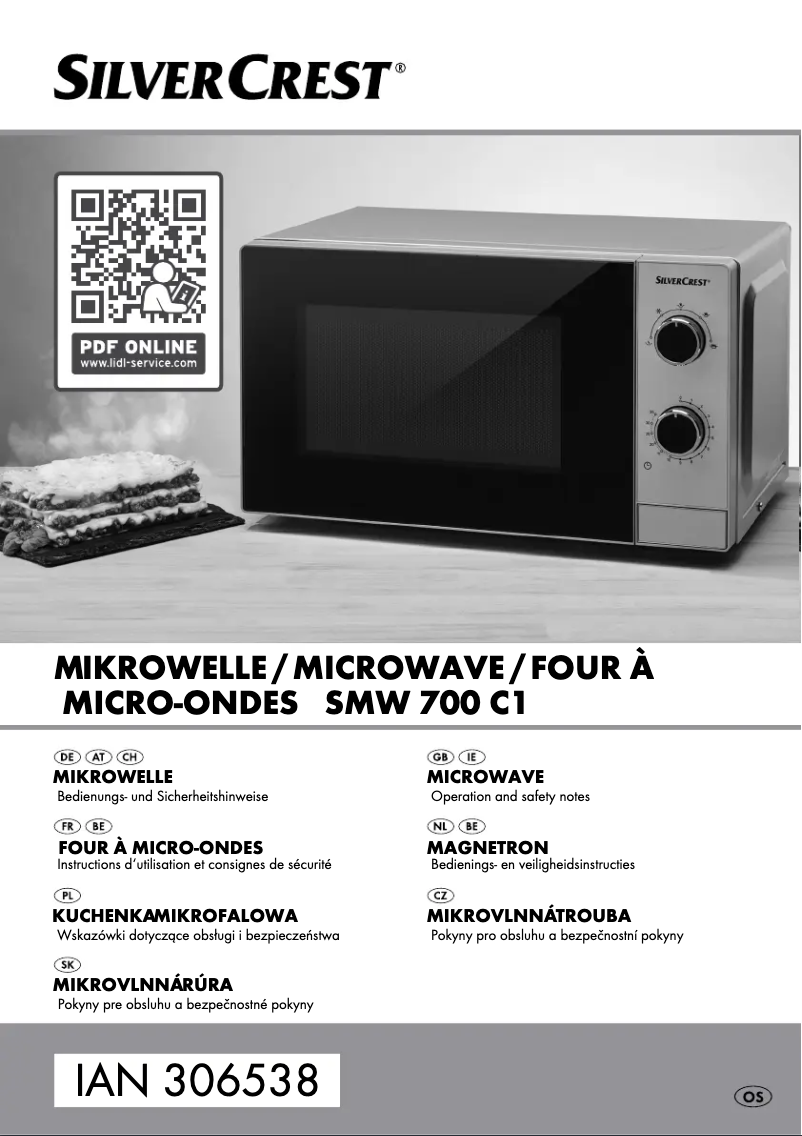 Página 1 del manual Manual de usuario SilverCrest SMW 700 C1