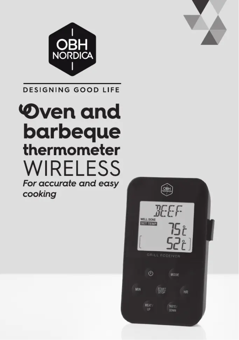 Page 1 de la notice Manuel utilisateur OBH Nordica Wireless 4771