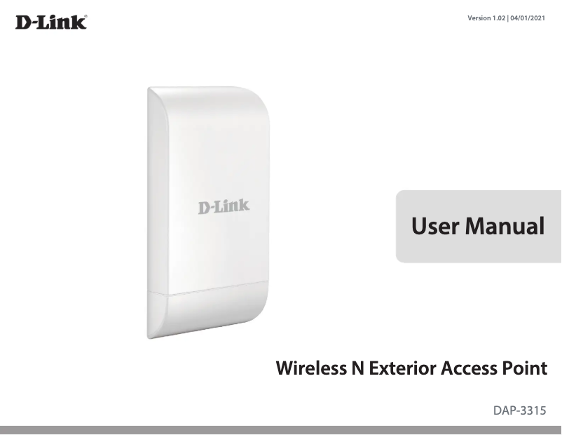 Page 1 de la notice Manuel utilisateur D-Link DAP-3315 WLAN