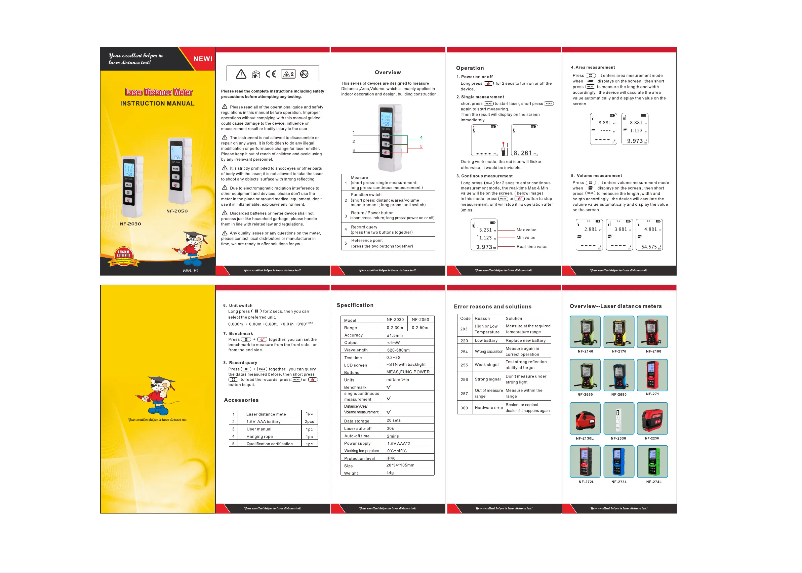 Page 1 de la notice Manuel utilisateur Noyafa NF-2050