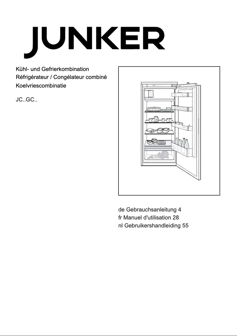 Page 1 de la notice Manuel utilisateur Junker JC40GCSE0