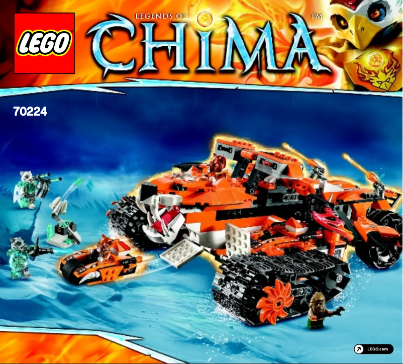 Página 1 del manual Manual de usuario Lego Chima 70224