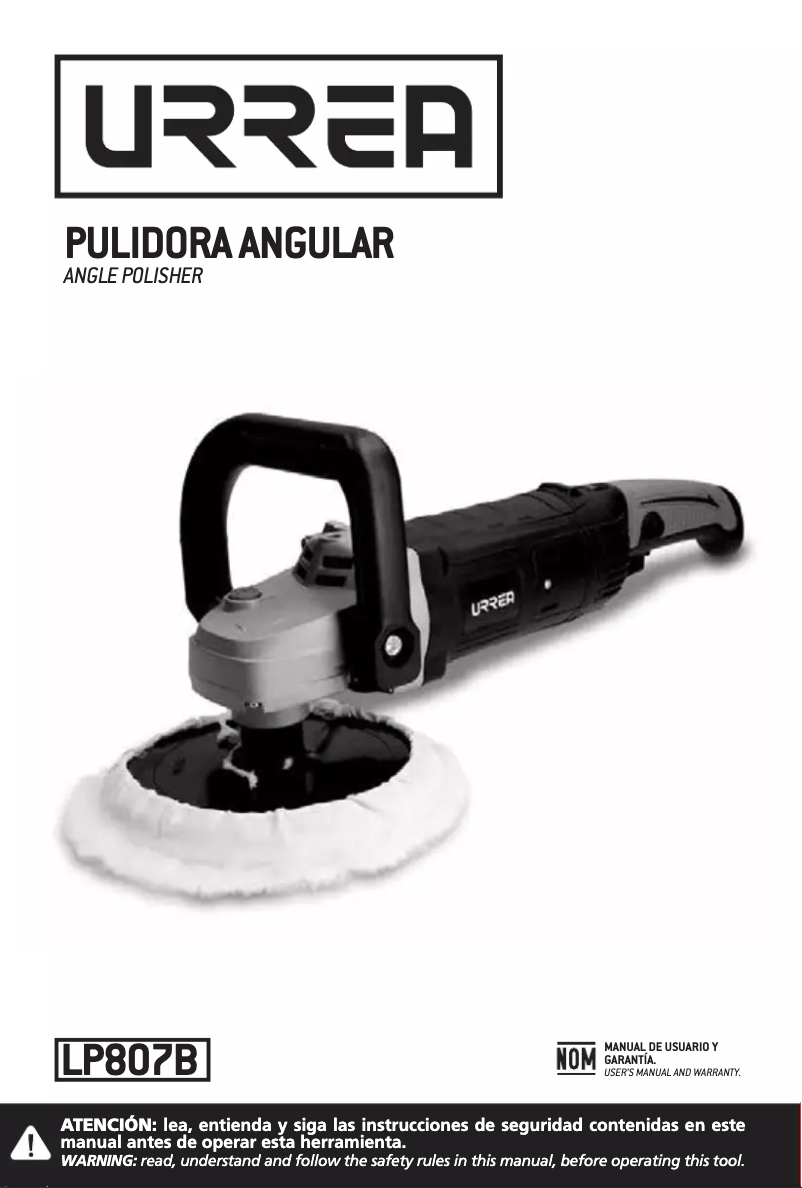 Page 1 de la notice Manuel utilisateur Urrea LP807B