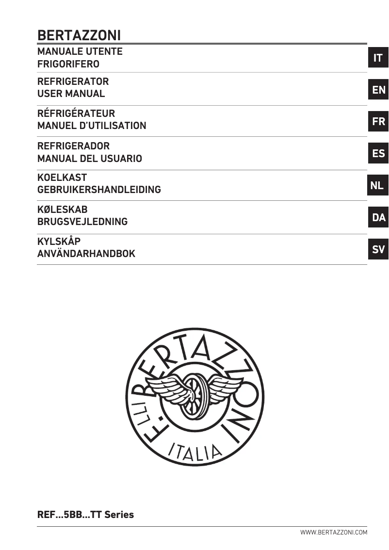 Page 1 de la notice Manuel utilisateur Bertazzoni REF905BBRXTT